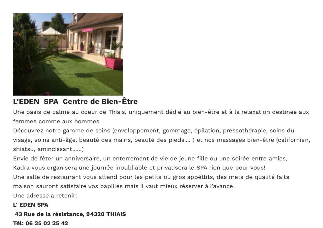 L'Eden Spa Orly Aéroport Thiais Kültér fotó